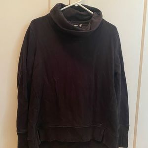 athleta black cowl neck